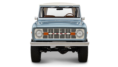 Ford Bronco 1968 Winchester Gray 302 Series with White Soft Top
