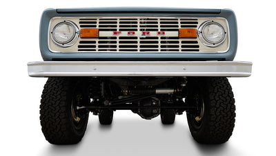 Ford Bronco 1968 Winchester Gray 302 Series with White Soft Top Grille