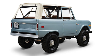Ford Bronco 1968 Winchester Gray 302 Series with White Soft Top