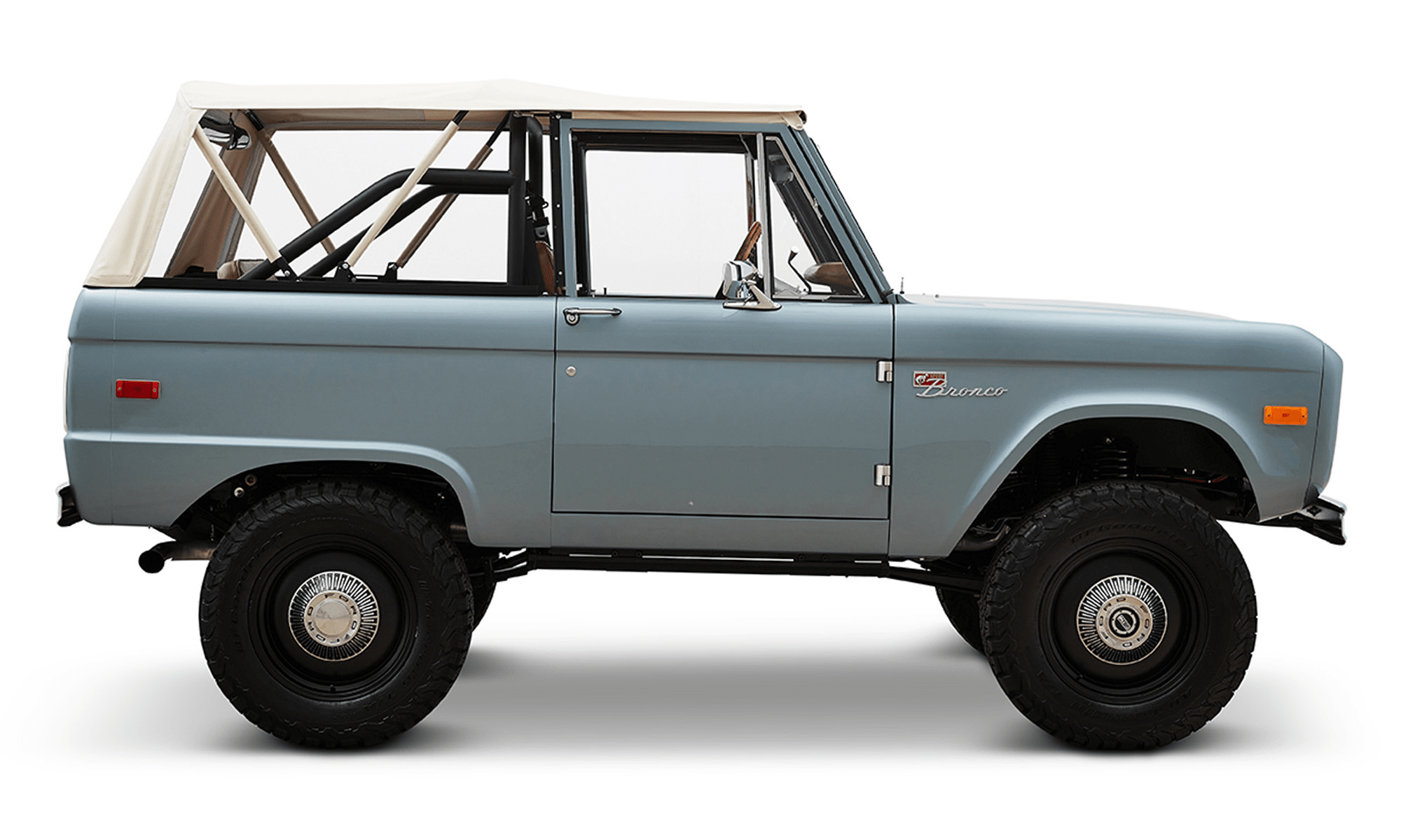 Classic Ford Bronco Ford Bronco 1968 Winchester Gray 302 Series Passenger Side series