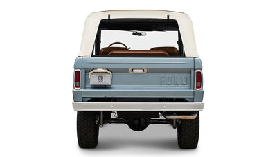 Ford Bronco 1968 Winchester Gray 302 Series with White Soft Top