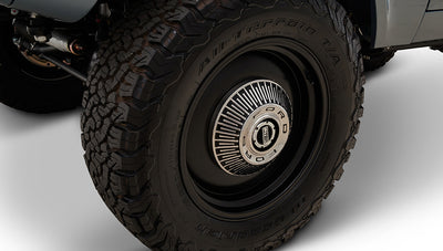 Ford Bronco 1968 Winchester Gray 302 Series with White Soft Top Wheel
