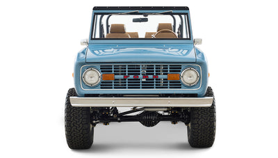 Ford Bronco 1969 Brittany Blue 302 Series with Tartan Plaid Interior