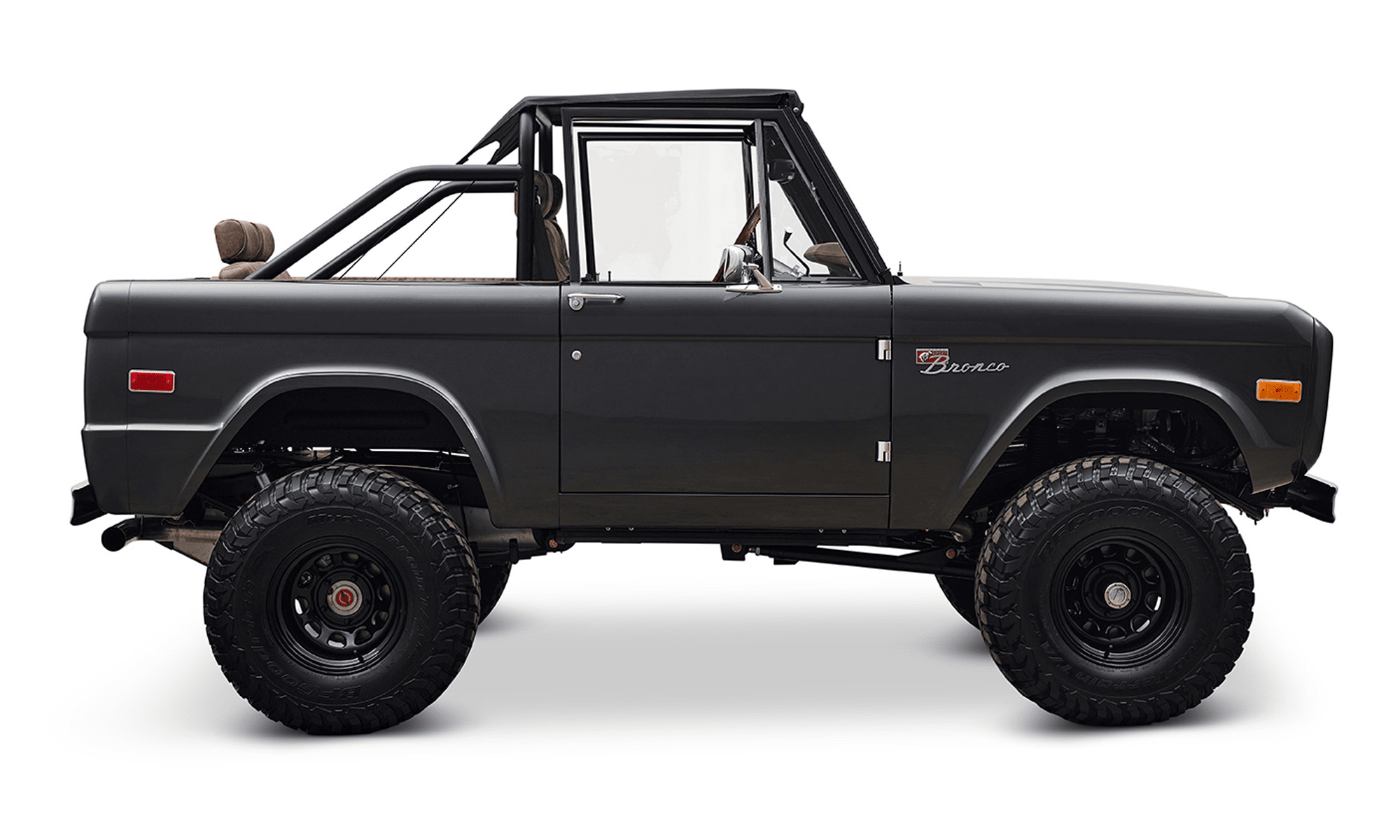 Classic Ford Bronco Ford Bronco 1969 Mettalicgray Coyote Series Passenger Side series