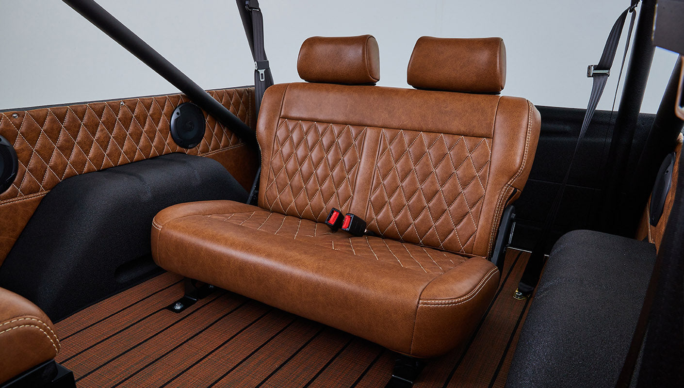 Classic Ford Bronco Ford Bronco 1969 Misty Green Coyote Series Backseat series