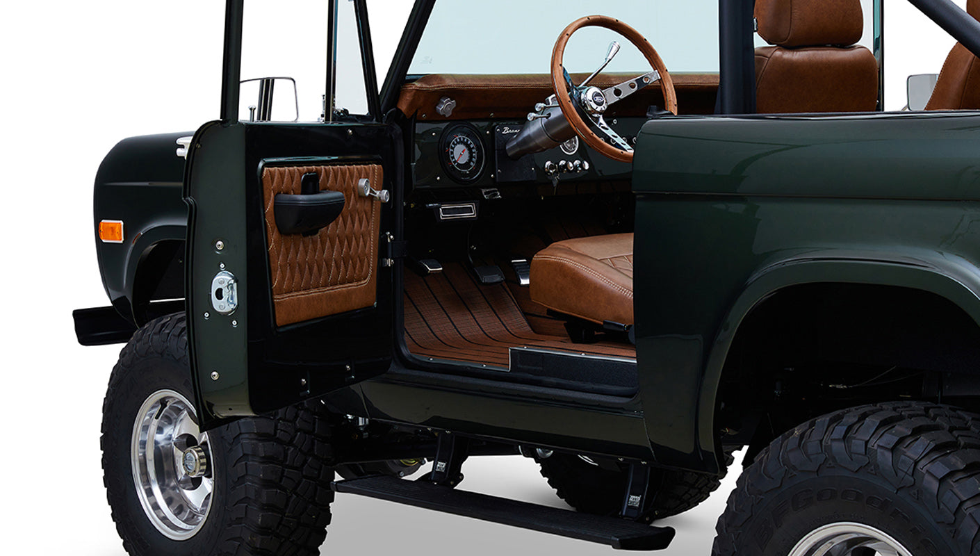 Classic Ford Bronco Ford Bronco 1969 Misty Green Coyote Series Door Interior series