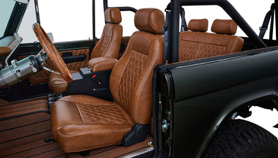 Classic Ford Bronco Ford Bronco 1969 Misty Green Coyote Series Driver Interior series