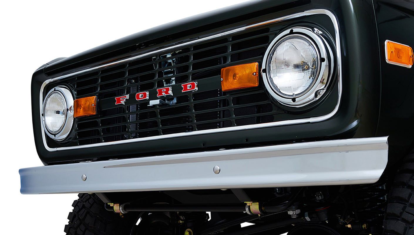 Classic Ford Bronco Ford Bronco 1969 Misty Green Coyote Series Grille series
