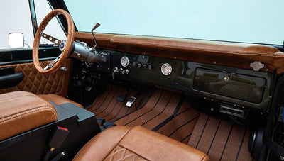Classic Ford Bronco Ford Bronco 1969 Misty Green Coyote Series Passenger Dash series