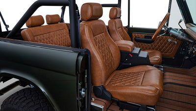 Classic Ford Bronco Ford Bronco 1969 Misty Green Coyote Series Passenger Interior series