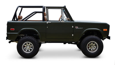 Classic Ford Bronco 1969 Misty Green Coyote Series passenger side view