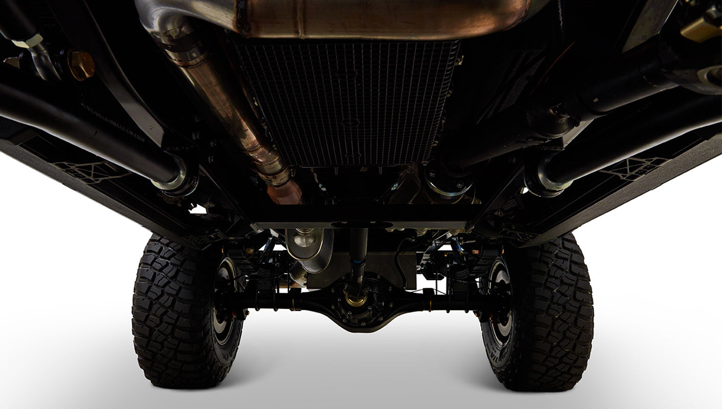 Classic Ford Bronco Ford Bronco 1969 Misty Green Coyote Series Undercarriage series