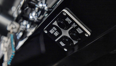 Ford Bronco 1970 in Black with Black bedlined hard top with custom straight stitch interior