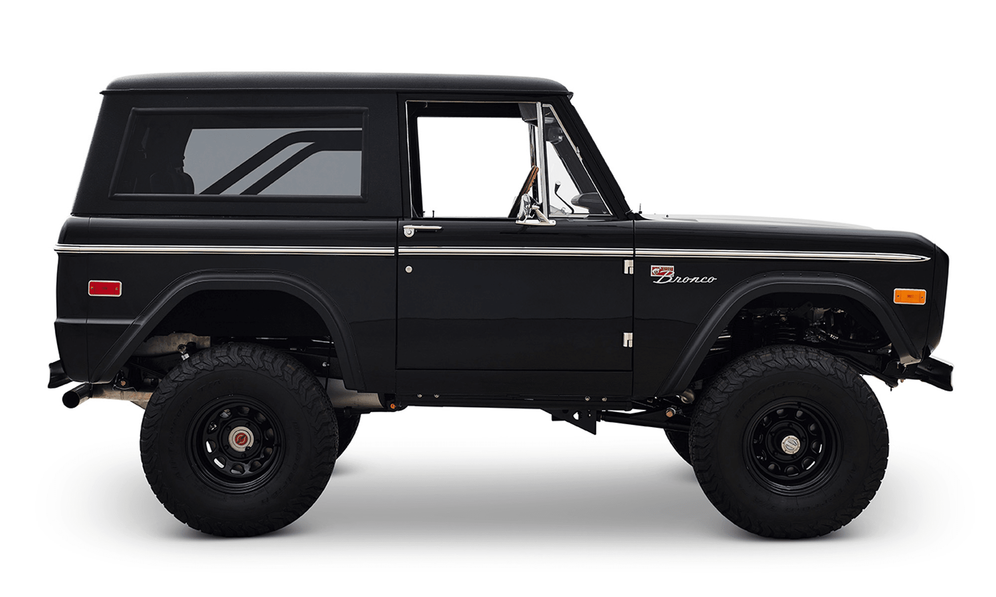 Classic Ford Bronco Ford Bronco 1970 Black Coyote Series Passenger Side series