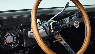 Ford Bronco 1970 in Black with Black bedlined hard top with custom straight stitch interior