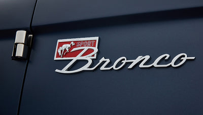Ford Bronco 1970 Matte Blue 302 Series with Black Soft Top