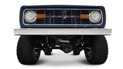 Ford Bronco 1970 Matte Blue 302 Series with Black Soft Top