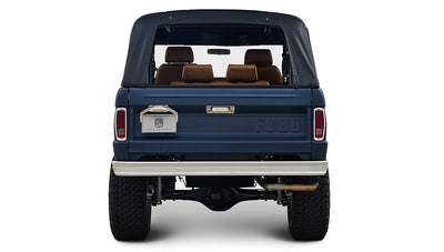 Ford Bronco 1970 Matte Blue 302 Series with Black Soft Top