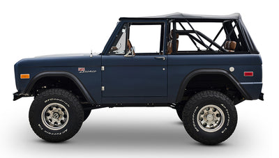 Ford Bronco 1970 Matte Blue 302 Series with Black Soft Top