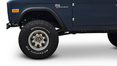 Ford Bronco 1970 Matte Blue 302 Series with Black Soft Top