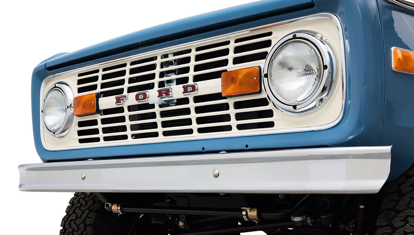 Wimbledon White Ford Bronco Grille