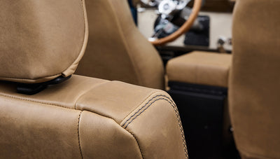 classic ford broncos diamond stitch leather interior