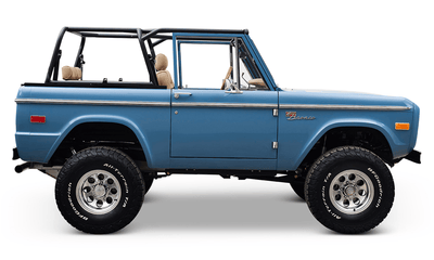 Classic Ford Bronco Ford Bronco 1970 Stars and Stripes Blue Coyote Series Passenger Side series
