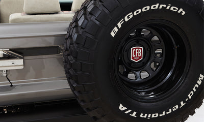 Ford Bronco 1971 Coyote Series in Grigio Lynx with Bikini Top and Custom Leather Interior Tire Carrier