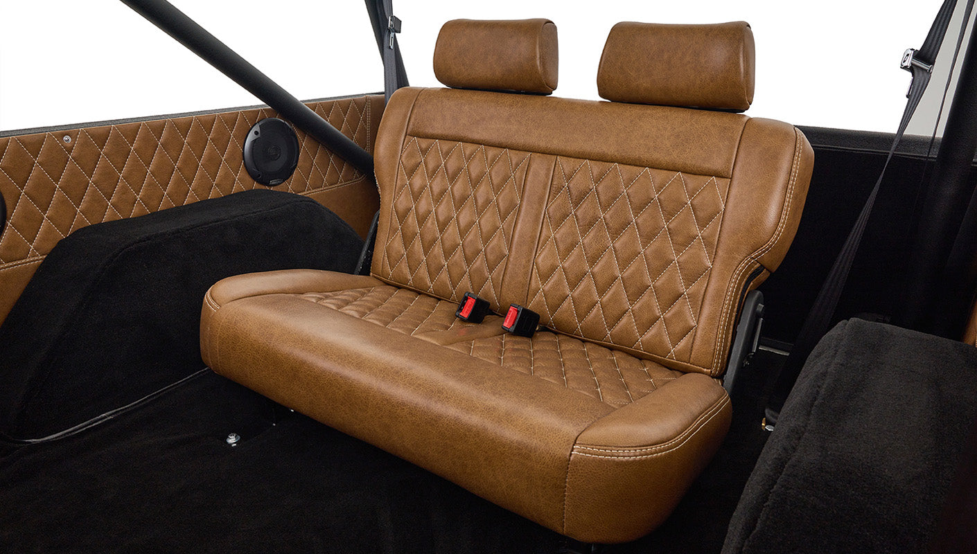 Ford Bronco 1972 Black Coyote Series with Custom Interior