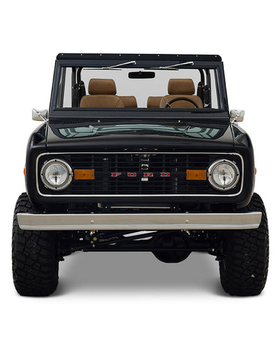Ford Bronco 1972 Black with Custom Interior