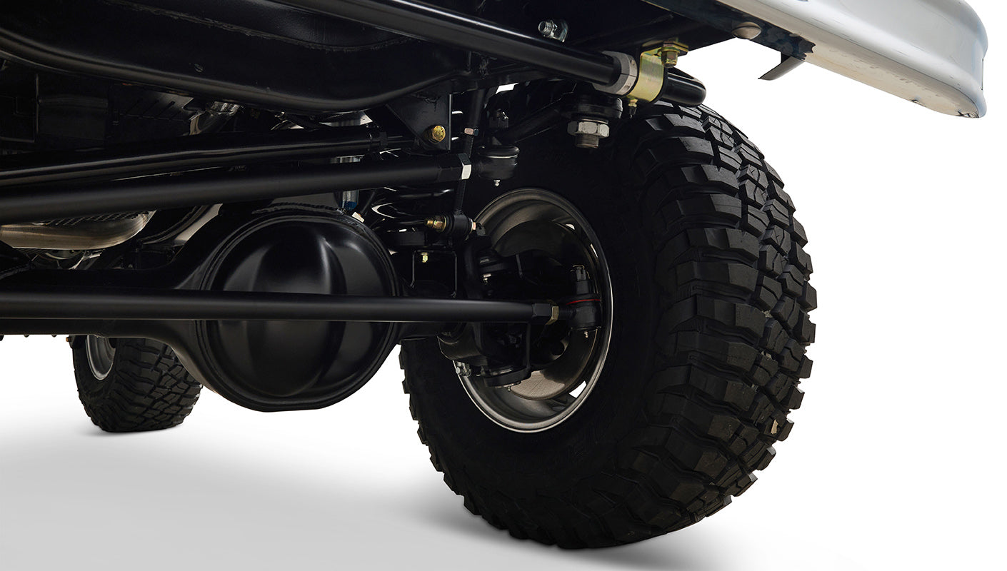 Ford Bronco 1972 Black Coyote Series with Custom Interior