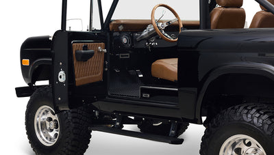 Ford Bronco 1972 Black Coyote Series with Custom Interior