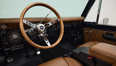 Ford Bronco 1972 Black Coyote Series with Custom Interior
