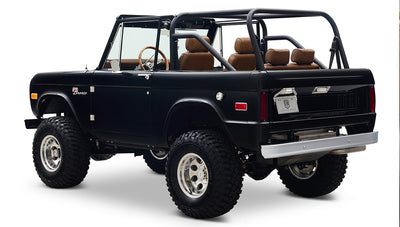 Ford Bronco 1972 Black Coyote Series with Custom Interior
