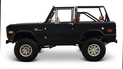 Ford Bronco 1972 Black Coyote Series with Custom Interior