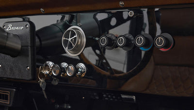 Ford Bronco 1972 Black Coyote Series with Custom Interior