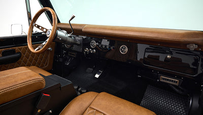 Ford Bronco 1972 Black Coyote Series with Custom Interior