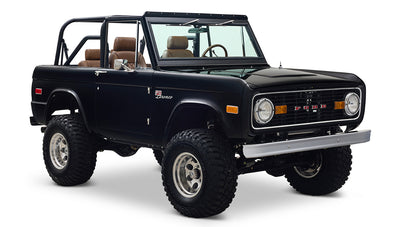 Ford Bronco 1972 Black Coyote Series with Custom Interior