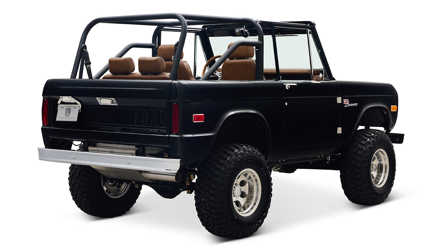 Ford Bronco 1972 Black Coyote Series with Custom Interior