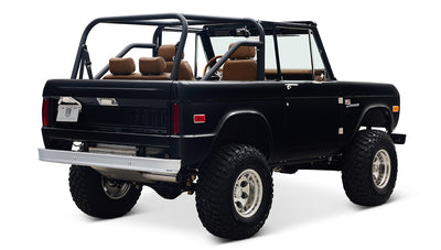 Ford Bronco 1972 Black Coyote Series with Custom Interior