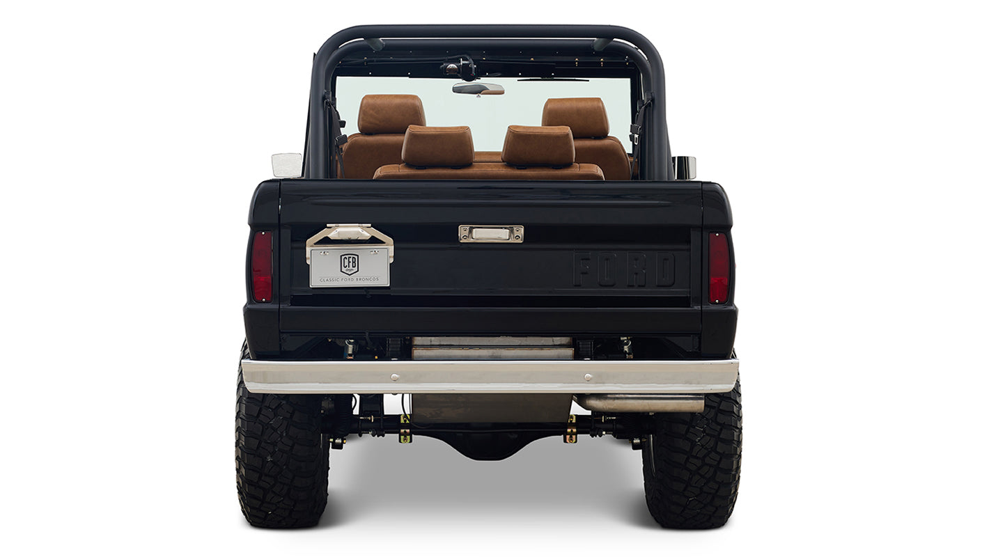 Ford Bronco 1972 Black Coyote Series with Custom Interior