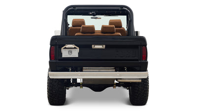 Ford Bronco 1972 Black Coyote Series with Custom Interior