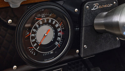 Ford Bronco 1972 Black Coyote Series with Custom Interior