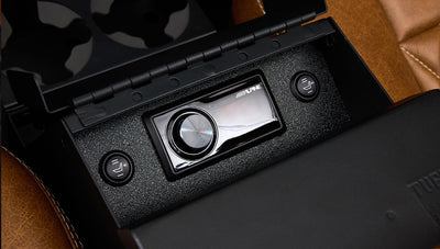 Ford Bronco 1972 Black Coyote Series with Custom Interior Bluetooth Stereo