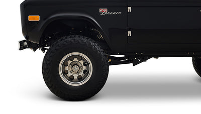 Ford Bronco 1972 Black Coyote Series with Custom Interior