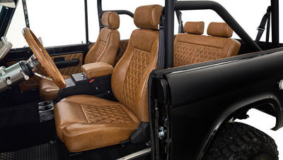 Ford Bronco 1972 Black Coyote Series with Custom Interior