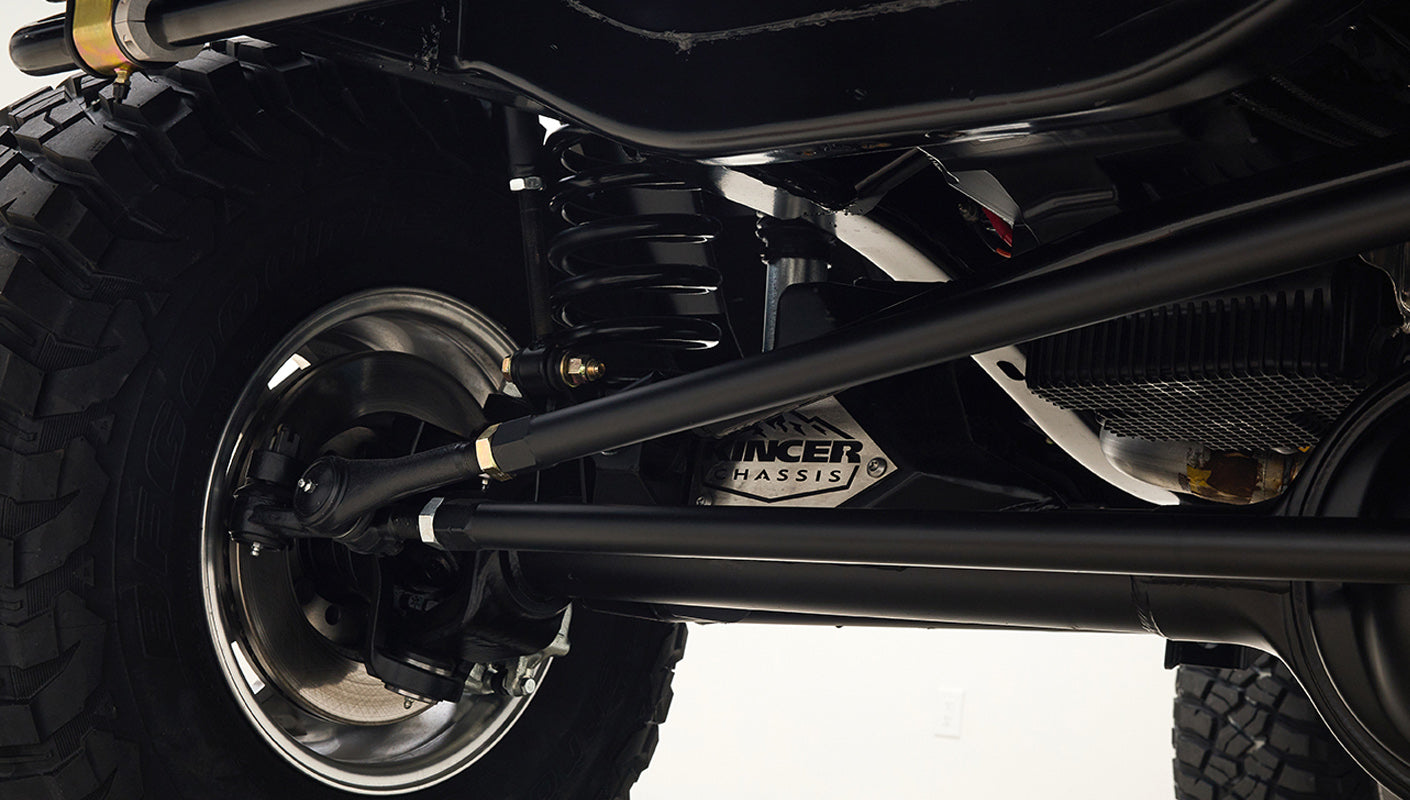 Ford Bronco 1972 Black Coyote Series with Custom Interior Kincer Chassis