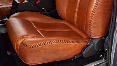 Ford Bronco 1972 Matte Brittany Blue Coyote Series with Black Soft Top Custom Leather Interior