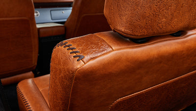 Ford Bronco 1972 Matte Brittany Blue Coyote Series with Black Soft Top Custom Leather Interior