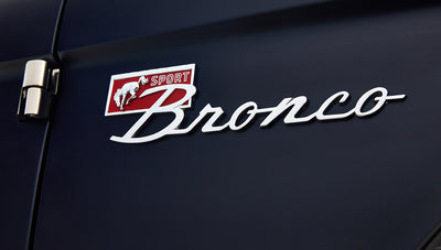 Ford Bronco 1972 Matte Navy Coyote Series with Custom Orange Rolls Royce Interior 5.0L Engine